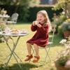 imageOtter MOMO ToddlerLittle Girls Mary Jane Slipon School Uniform Party Dress ShoesD763brown