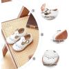 imageOtter MOMO ToddlerLittle Girls Mary Jane Slipon School Uniform Party Dress ShoesD764white