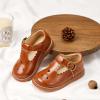 imageOtter MOMO ToddlerLittle Girls Mary Jane Slipon School Uniform Party Dress ShoesD765brown