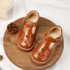 imageOtter MOMO ToddlerLittle Girls Mary Jane Slipon School Uniform Party Dress ShoesD765brown