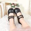 imageOtter MOMO ToddlerLittle Girls Mary Jane Slipon School Uniform Party Dress ShoesDf08black
