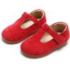 imageOtter MOMO ToddlerLittle Girls Mary Jane Slipon School Uniform Party Dress ShoesRedd711