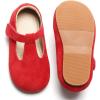 imageOtter MOMO ToddlerLittle Girls Mary Jane Slipon School Uniform Party Dress ShoesRedd711