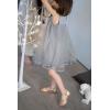 imageOtter MOMO Girls Open Toe Princess Flat Sandals with Comfort Sole Summer SandalsD742 Gold