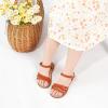 imageOtter MOMO Girls Open Toe Princess Flat Sandals with Comfort Sole Summer SandalsDt01 Brown