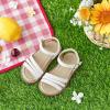 imageOtter MOMO Girls Open Toe Princess Flat Sandals with Comfort Sole Summer SandalsDt01 White