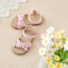 imageOtter MOMO Girls Open Toe Princess Flat Sandals with Comfort Sole Summer SandalsDt05 Pink