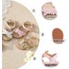 imageOtter MOMO Girls Open Toe Princess Flat Sandals with Comfort Sole Summer SandalsDt05 Pink