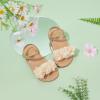 imageOtter MOMO Girls Open Toe Princess Flat Sandals with Comfort Sole Summer SandalsDt09 Gold