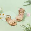 imageOtter MOMO Girls Open Toe Princess Flat Sandals with Comfort Sole Summer SandalsDt09 Gold