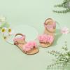 imageOtter MOMO Girls Open Toe Princess Flat Sandals with Comfort Sole Summer SandalsDt09 Pink