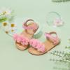 imageOtter MOMO Girls Open Toe Princess Flat Sandals with Comfort Sole Summer SandalsDt09 Pink