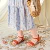 imageOtter MOMO Girls Open Toe Princess Flat Sandals with Comfort Sole Summer SandalsDt10 Brown