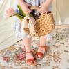 imageOtter MOMO Girls Open Toe Princess Flat Sandals with Comfort Sole Summer SandalsDt10 Brown