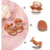 imageOtter MOMO Girls Open Toe Princess Flat Sandals with Comfort Sole Summer SandalsDt11 Brown
