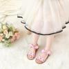 imageOtter MOMO Girls Open Toe Princess Flat Sandals with Comfort Sole Summer SandalsDt11 Pink