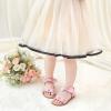 imageOtter MOMO Girls Open Toe Princess Flat Sandals with Comfort Sole Summer SandalsDt11 Pink