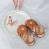 imageOtter MOMO Girls Open Toe Princess Flat Sandals with Comfort Sole Summer SandalsDt12 Brown