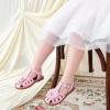 imageOtter MOMO Girls Open Toe Princess Flat Sandals with Comfort Sole Summer SandalsDt12 Pink