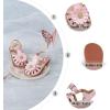 imageOtter MOMO Girls Open Toe Princess Flat Sandals with Comfort Sole Summer SandalsDt12 Pink