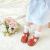 imageOtter MOMO Girls Open Toe Princess Flat Sandals with Comfort Sole Summer SandalsDt13 Brown