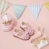 imageOtter MOMO Girls Open Toe Princess Flat Sandals with Comfort Sole Summer SandalsDt13 Pink