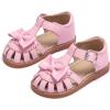 imageOtter MOMO Girls Open Toe Princess Flat Sandals with Comfort Sole Summer SandalsDt13 Pink
