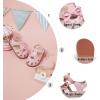imageOtter MOMO Girls Open Toe Princess Flat Sandals with Comfort Sole Summer SandalsDt14 Pink