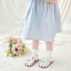 imageOtter MOMO Girls Open Toe Princess Flat Sandals with Comfort Sole Summer SandalsDt14 White
