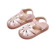 imageOtter MOMO Girls Open Toe Princess Flat Sandals with Comfort Sole Summer SandalsDt15 Pink