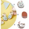 imageOtter MOMO Girls Open Toe Princess Flat Sandals with Comfort Sole Summer SandalsDt15 White