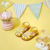 imageOtter MOMO Girls Open Toe Princess Flat Sandals with Comfort Sole Summer SandalsDt15 Yellow