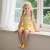 imageOtter MOMO Girls Open Toe Princess Flat Sandals with Comfort Sole Summer SandalsDt15 Yellow