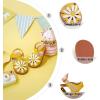 imageOtter MOMO Girls Open Toe Princess Flat Sandals with Comfort Sole Summer SandalsDt15 Yellow
