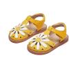 imageOtter MOMO Girls Open Toe Princess Flat Sandals with Comfort Sole Summer SandalsDt15 Yellow