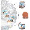 imageOtter MOMO Girls Open Toe Princess Flat Sandals with Comfort Sole Summer SandalsDt16 Blue