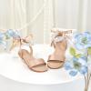 imageOtter MOMO Girls Open Toe Princess Flat Sandals with Comfort Sole Summer SandalsDt18 Champagne