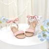imageOtter MOMO Girls Open Toe Princess Flat Sandals with Comfort Sole Summer SandalsDt18 Pink