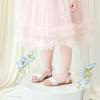 imageOtter MOMO Girls Open Toe Princess Flat Sandals with Comfort Sole Summer SandalsDt18 White