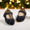 imageOtter MOMO Toddler Little Girls Princess Shoes Mary Jane Ballerina Flats Flower Girl Dress ShoesBlackd318