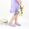 imageOtter MOMO Toddler Little Girls Princess Shoes Mary Jane Ballerina Flats Flower Girl Dress ShoesD321blue