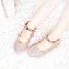 imageOtter MOMO Toddler Little Girls Princess Shoes Mary Jane Ballerina Flats Flower Girl Dress ShoesD321pink