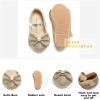 imageOtter MOMO Toddler Little Girls Princess Shoes Mary Jane Ballerina Flats Flower Girl Dress ShoesD754gold