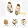 imageOtter MOMO Toddler Little Girls Princess Shoes Mary Jane Ballerina Flats Flower Girl Dress ShoesDf09gold