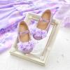 imageOtter MOMO Toddler Little Girls Princess Shoes Mary Jane Ballerina Flats Flower Girl Dress ShoesDf19purple