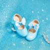imageOtter MOMO Toddler Little Girls Princess Shoes Mary Jane Ballerina Flats Flower Girl Dress ShoesDf30blue