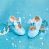 imageOtter MOMO Toddler Little Girls Princess Shoes Mary Jane Ballerina Flats Flower Girl Dress ShoesDf30blue