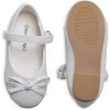 imageOtter MOMO Toddler Little Girls Princess Shoes Mary Jane Ballerina Flats Flower Girl Dress ShoesDf708white