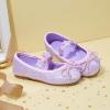 imageOtter MOMO Toddler Little Girls Princess Shoes Mary Jane Ballerina Flats Flower Girl Dress ShoesDh24purple