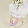imageOtter MOMO Toddler Little Girls Princess Shoes Mary Jane Ballerina Flats Flower Girl Dress ShoesDh24purple